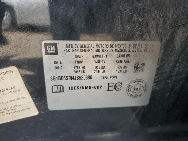 2018 CHEVROLET CRUZE LT - 3G1BE6SM4JS520380