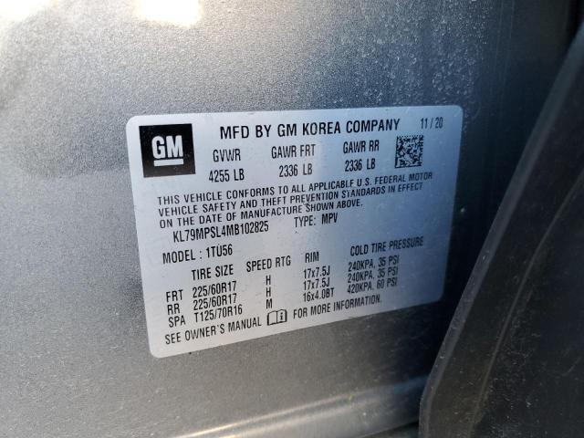 2021 CHEVROLET TRAILBLAZE #3297949794