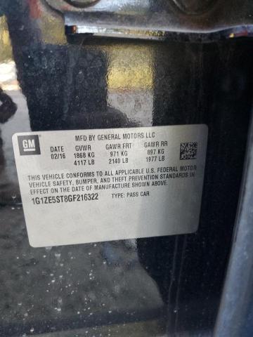 2016 CHEVROLET MALIBU LT - 1G1ZE5ST8GF216322