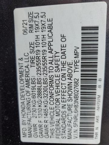 2022 HONDA ODYSSEY TO #3290258233