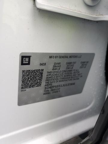 2018 BUICK LACROSSE E 1G4ZP5SS1JU137808