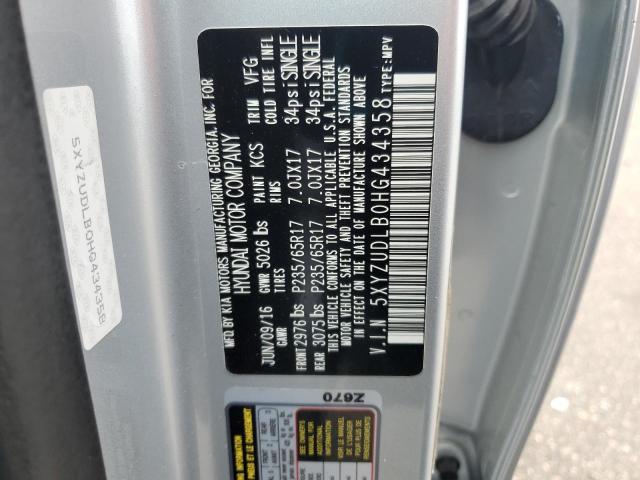 2017 HYUNDAI SANTA FE S - 5XYZUDLB0HG434358