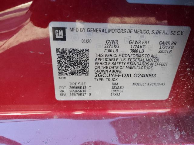 2020 CHEVROLET SILVERADO #3296641013