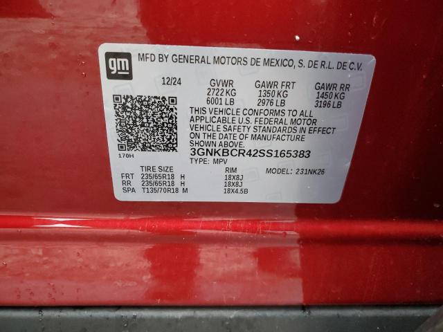 2025 CHEVROLET BLAZER 2LT #3282332284