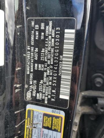 2016 KIA OPTIMA LX 5XXGT4L32GG103013