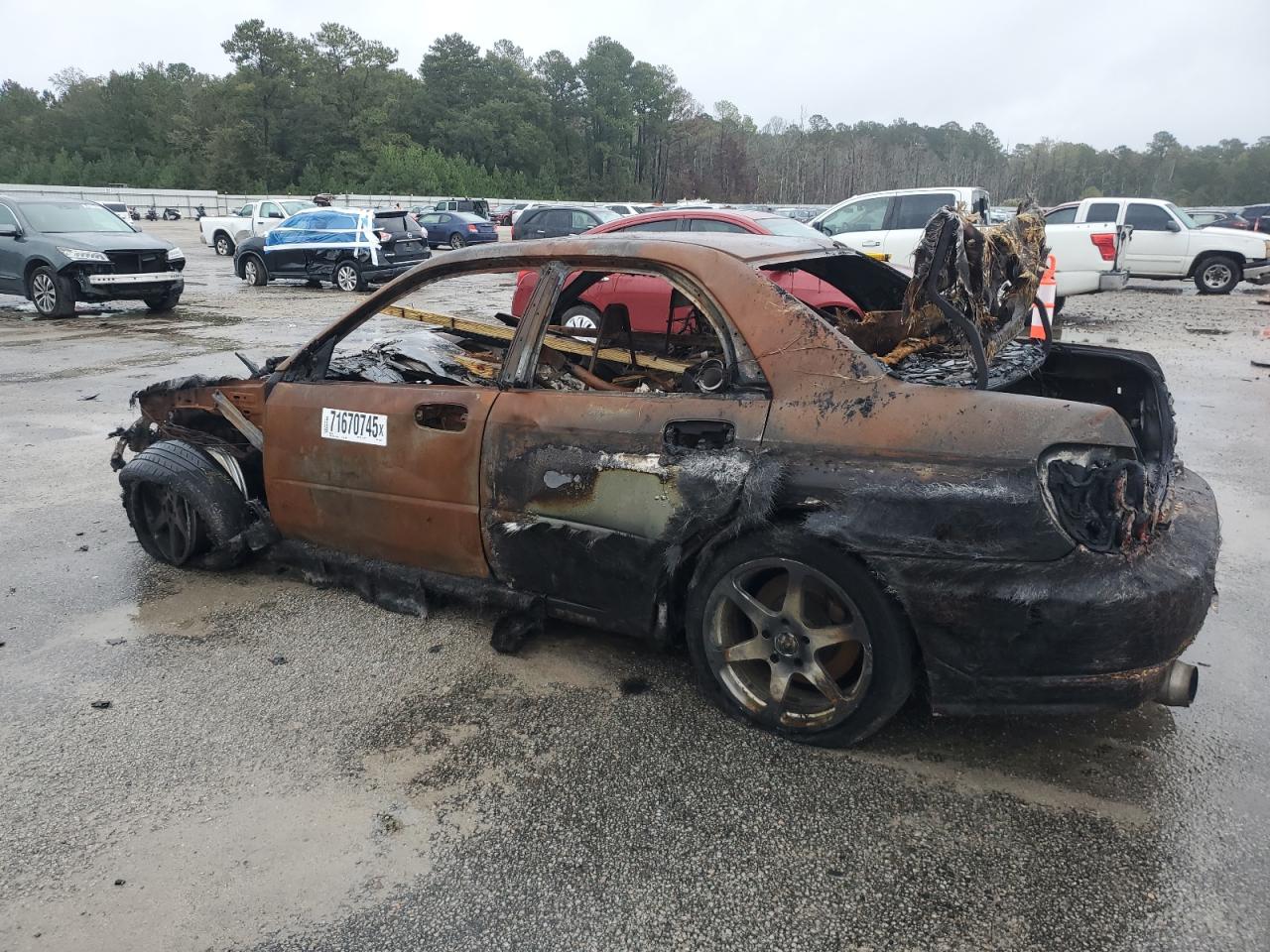 Lot #3275534728 2007 SUBARU IMPREZA WR