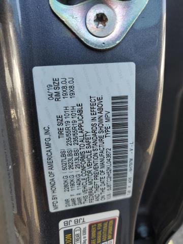 2019 ACURA RDX TECHNO 5J8TC2H52KL043872