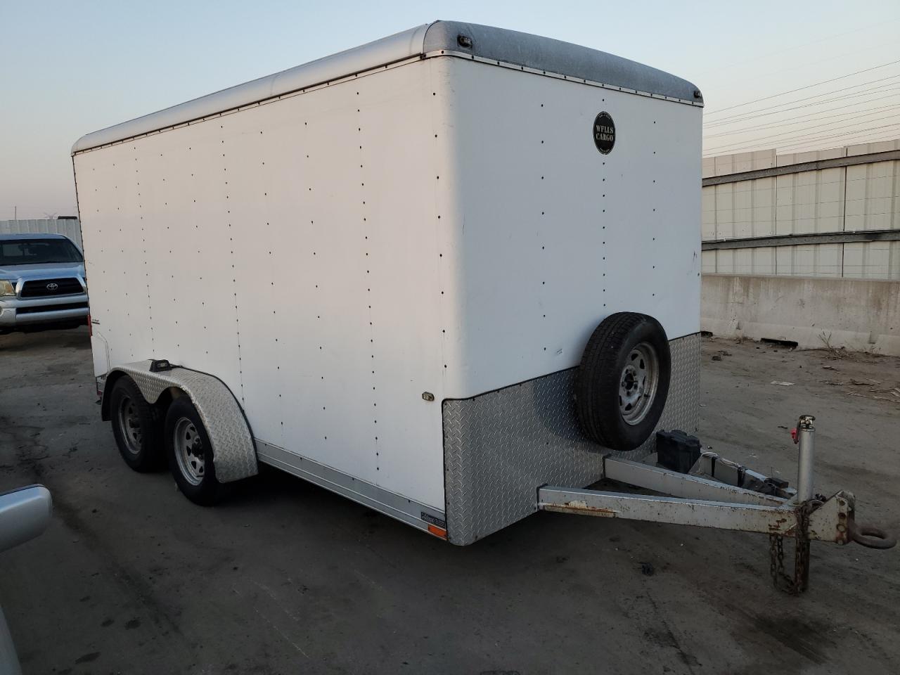 Salvage Wells Cargo Trailer