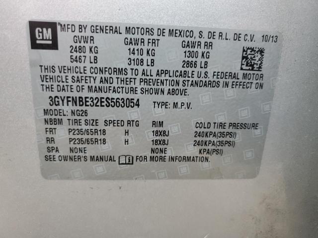 2014 CADILLAC SRX LUXURY - 3GYFNBE32ES563054