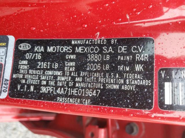 2017 KIA FORTE LX #3292420574