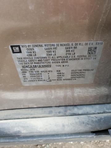 2018 CHEVROLET TRAX 1LT #3292555689