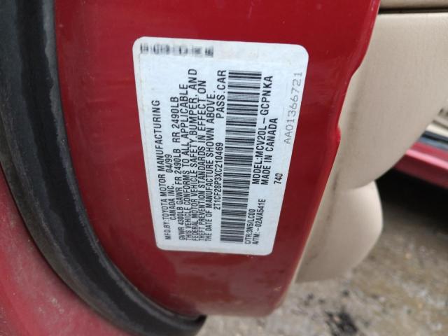 1999 TOYOTA CAMRY SOLA #3303946696