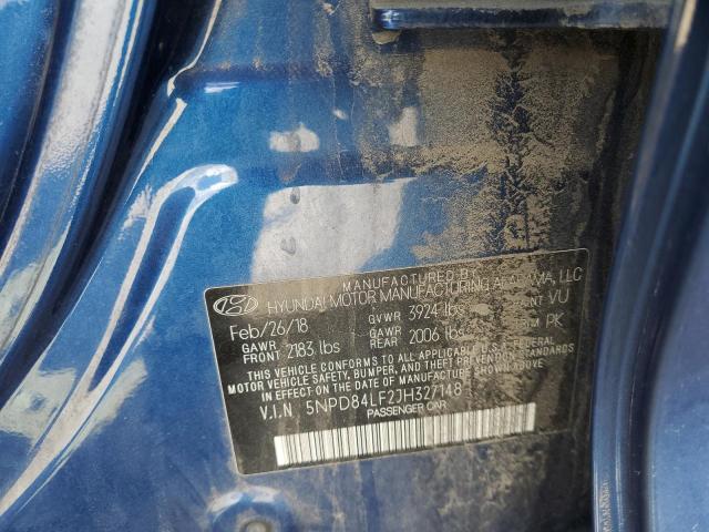 2018 HYUNDAI ELANTRA SE 5NPD84LF2JH327148