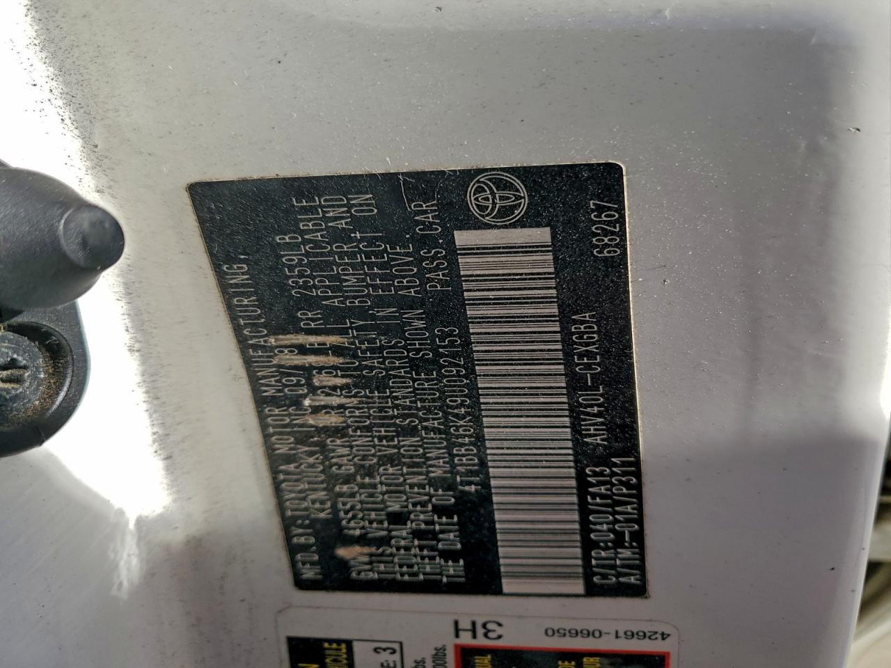 Lot #3278652934 2009 TOYOTA CAMRY HYBR