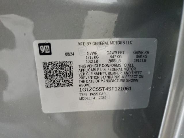 2025 CHEVROLET MALIBU LS 1G1ZC5ST4SF121061