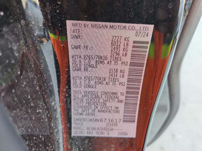 2024 NISSAN FRONTIER S #3301947465