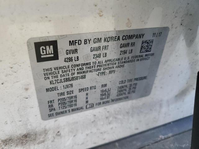 2018 CHEVROLET TRAX 1LT #3304532446