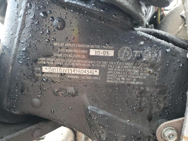 2004 HARLEY-DAVIDSON FLHT CLASS #3303071769