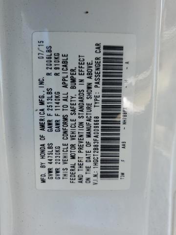 2015 HONDA ACCORD EXL #3303931739