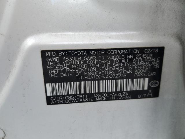 2018 LEXUS IS 300 - JTHBA1D25J5072239