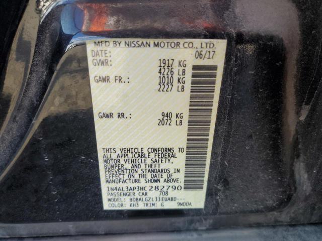 2017 NISSAN ALTIMA 2.5 - 1N4AL3AP3HC282790