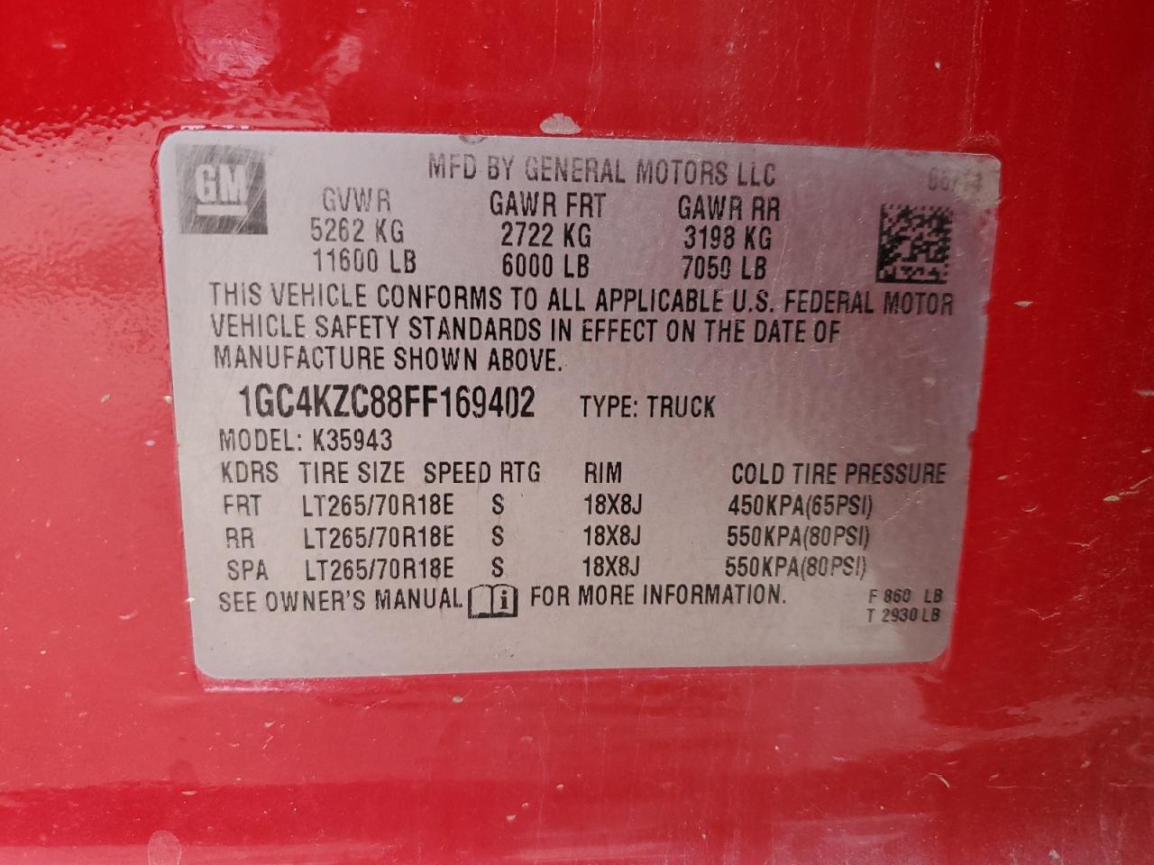 CHEVROLET SILVERADO K3500 LT