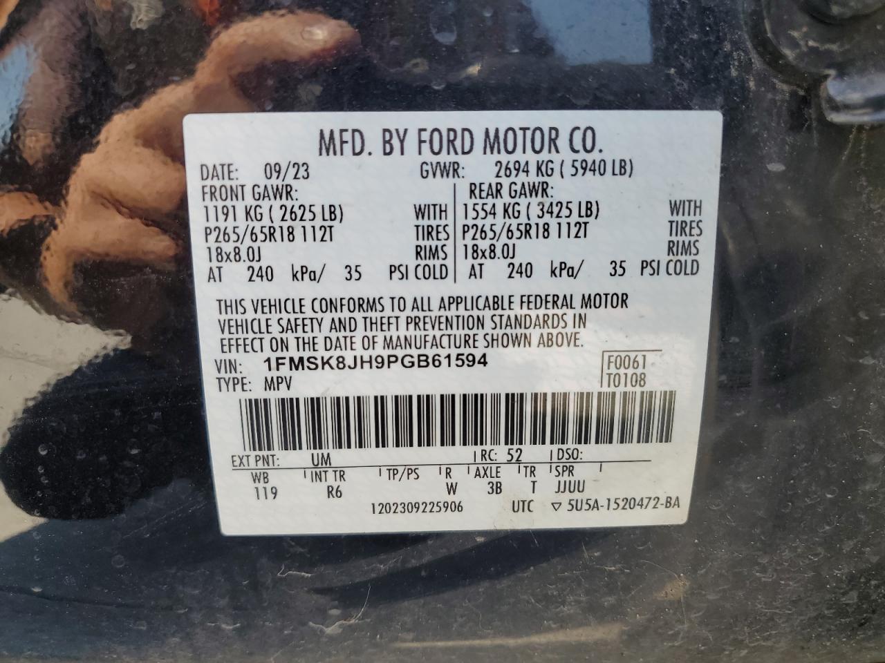 FORD EXPLORER TIMBERLINE