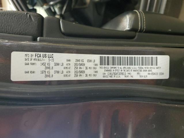 2015 JEEP GRAND CHER - 1C4RJFBGXFC878513