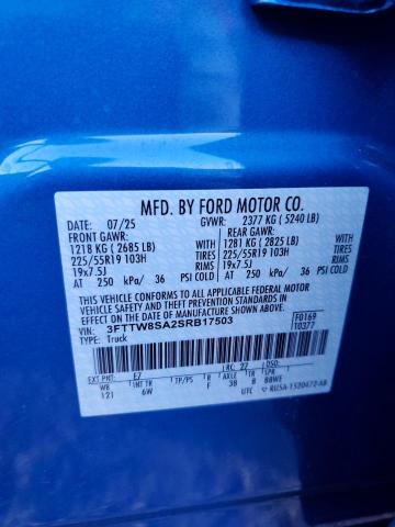 2025 FORD MAVERICK L 3FTTW8SA2SRB17503