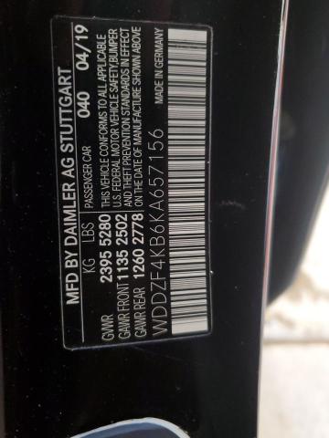 2019 MERCEDES-BENZ E 300 4MAT - WDDZF4KB6KA657156