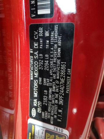 2021 KIA FORTE FE #3302699034