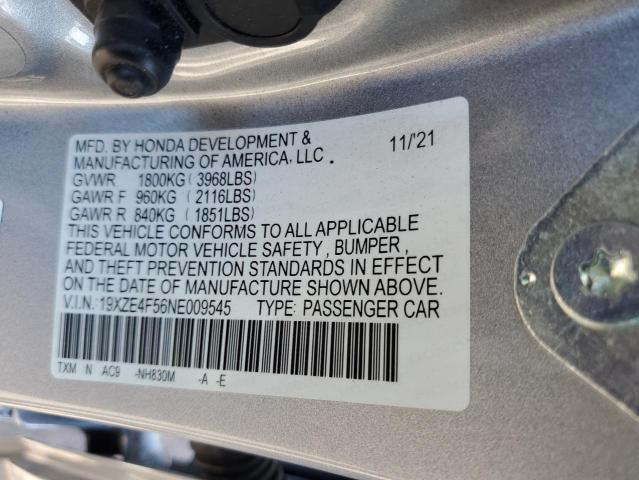 2022 HONDA INSIGHT EX #3303044603