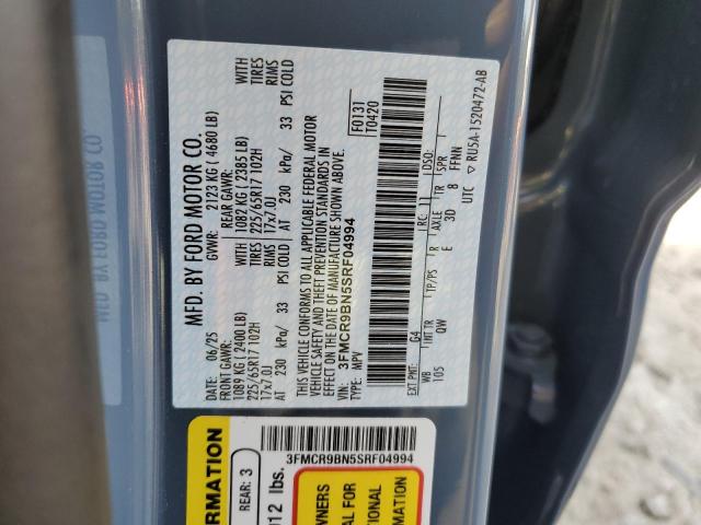 2025 FORD BRONCO SPORT BIG BEND 3FMCR9BN5SRF04994