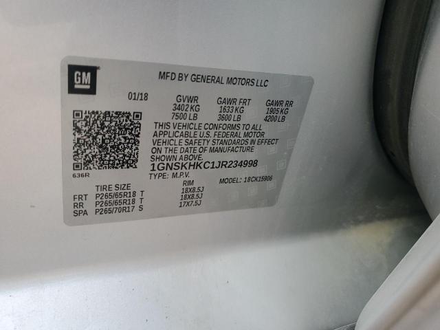 2018 CHEVROLET SUBURBAN K #3281750924