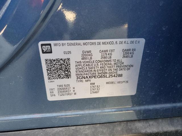 2025 CHEVROLET EQUINOX LT 3GNAXPEG6SL254288