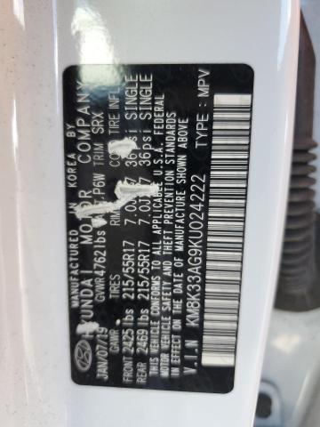 2019 HYUNDAI KONA LIMITED KM8K33AG9KU024222