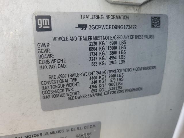 2022 CHEVROLET SILVERADO #3303710419