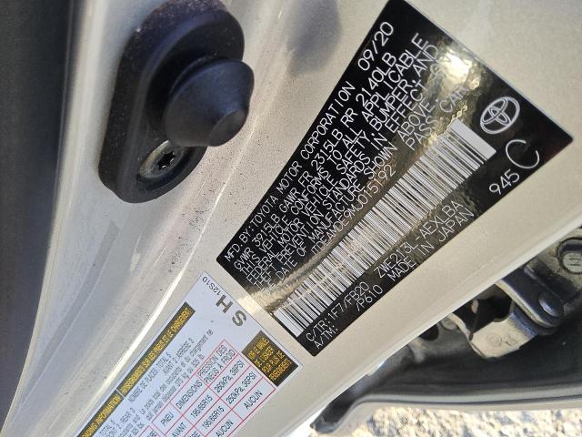 2021 TOYOTA COROLLA LE JTDEAMDE9MJ015192