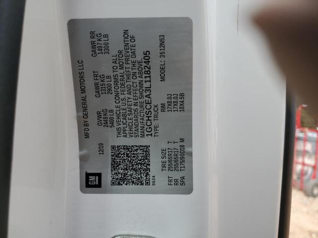 2020 CHEVROLET COLORADO LT 1GCHSCEA3L1182405