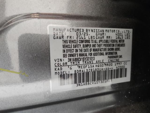 2025 NISSAN SENTRA SV - 3N1AB8CV1SY321013