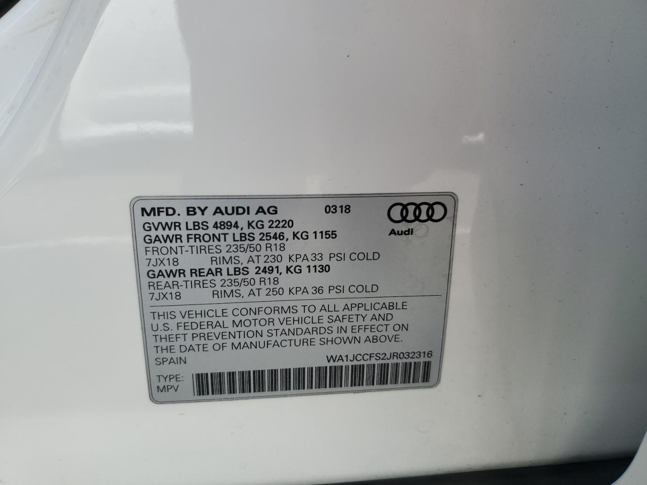 AUDI Q3 PREMIUM PLUS