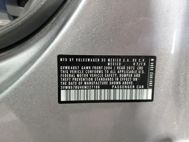 2019 VOLKSWAGEN JETTA S 3VWN57BU4KM227186