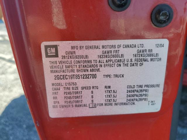 2005 CHEVROLET SILVERADO #3285469842