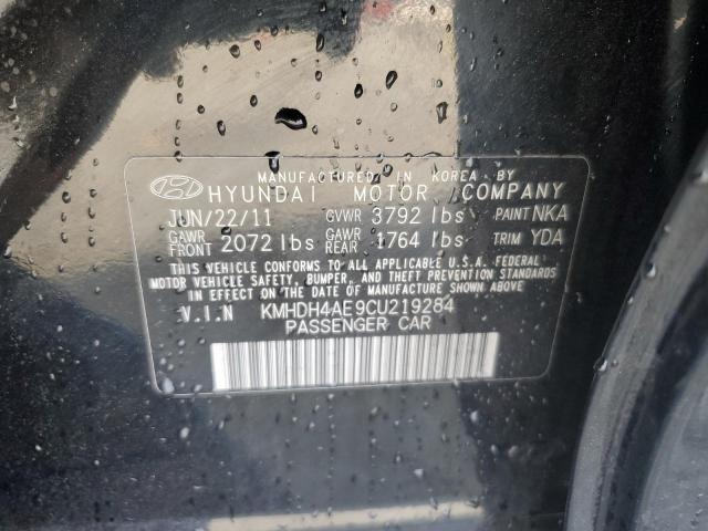 2012 HYUNDAI ELANTRA GL - KMHDH4AE9CU219284