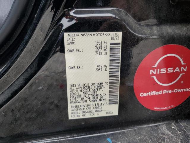 2023 NISSAN ALTIMA SV 1N4BL4DV1PN315373