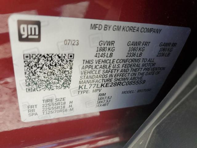 2024 CHEVROLET TRAX ACTIV KL77LKE28RC085559