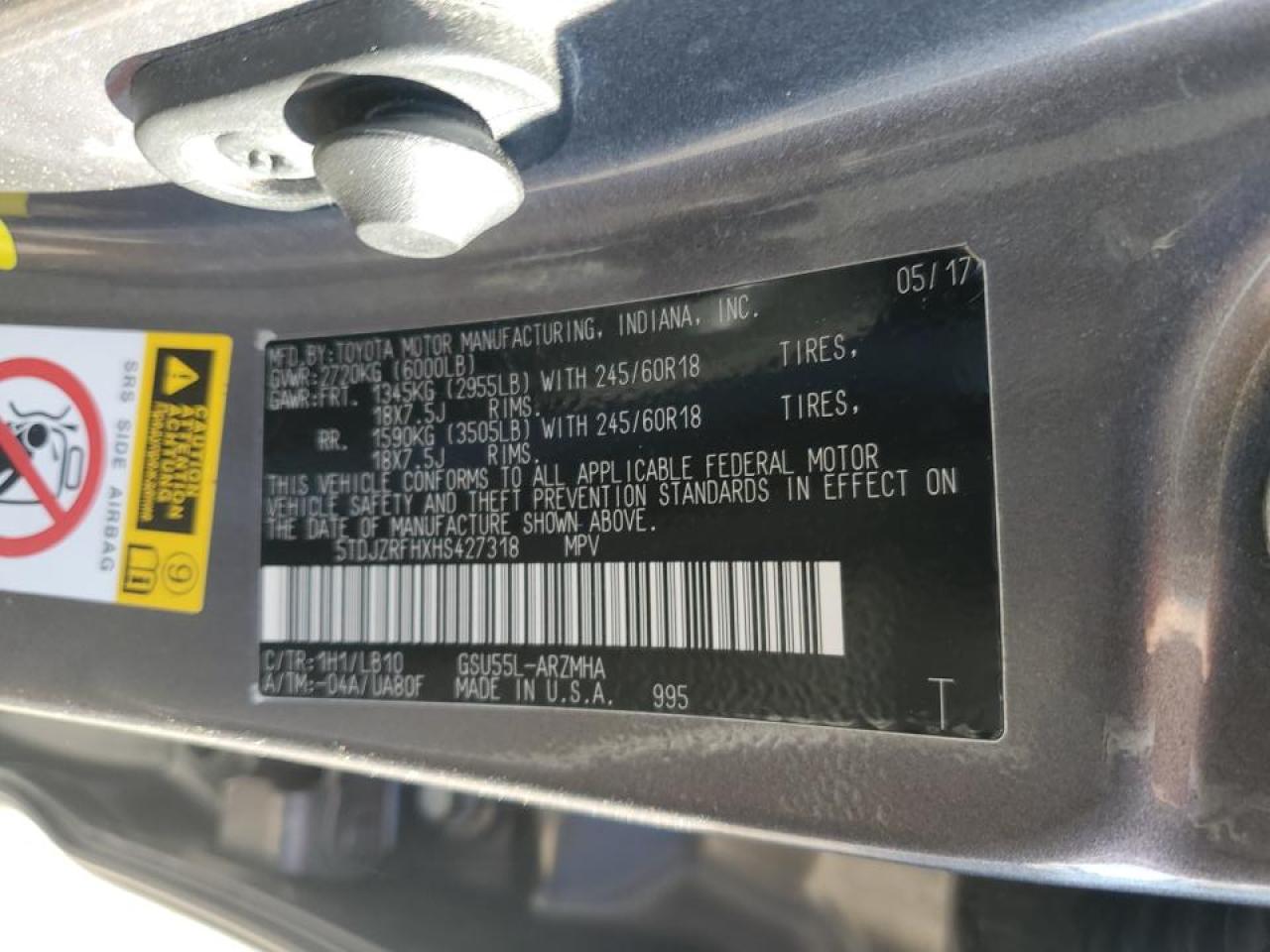 TOYOTA HIGHLANDER SE