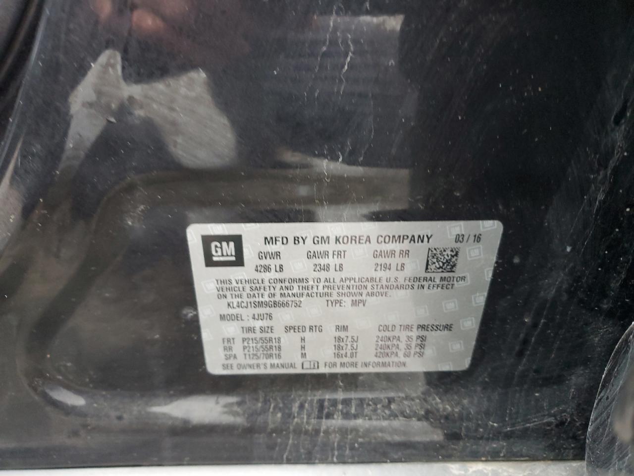 BUICK ENCORE SPORT TOURING