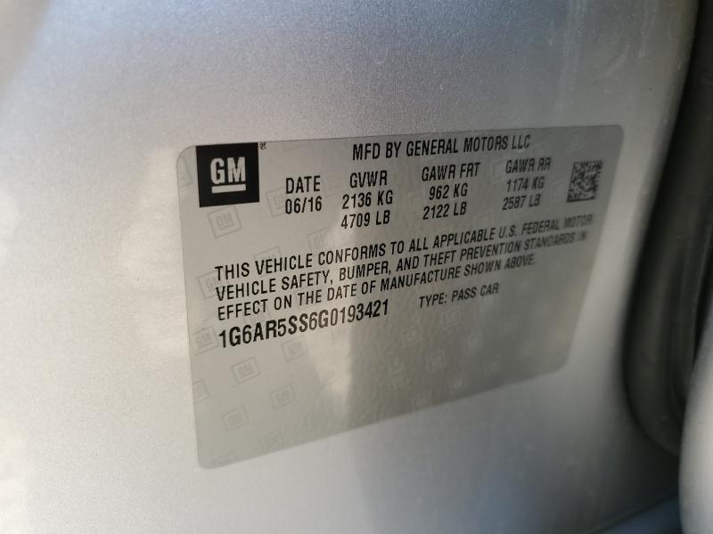 2016 CADILLAC CTS LUXURY COLLECTION 1G6AR5SS6G0193421