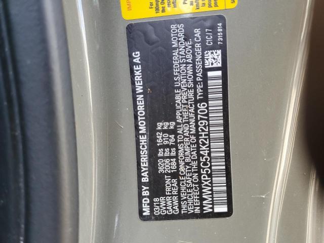 2019 MINI COOPER WMWXP5C54K2H29706